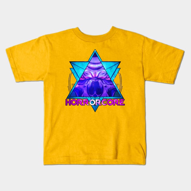 HORRORCORE Kids T-Shirt by theanomalius_merch